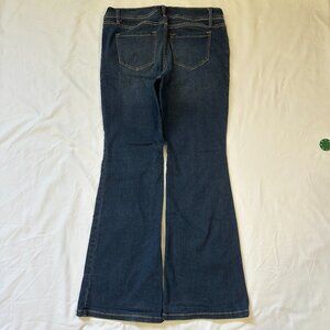Torrid Luxe Slim Boot Super Stretch Wide Flare Bell Denim Jeans 10s Sz 10 Short